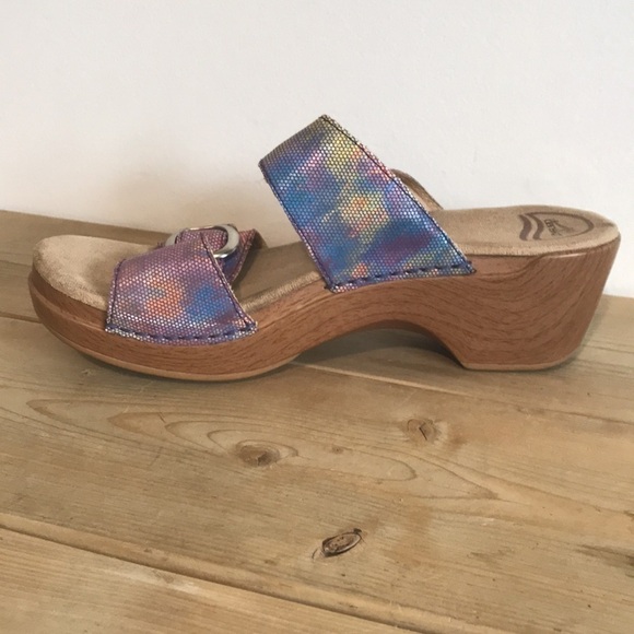 Dansko Sophie clogs double strap size 40 or 9.5-10 - Picture 2 of 13